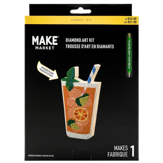 7" Orange Refresher Diamond Art Kit by Make Market®
